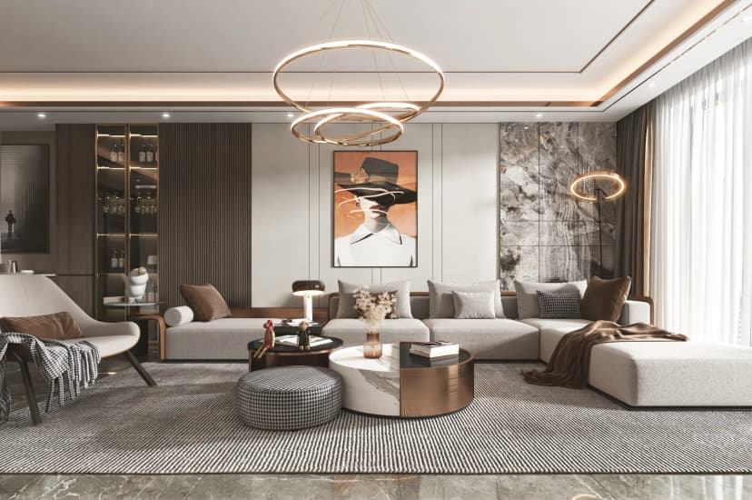 Модерен апартамент с открит план - SmartBuild проект